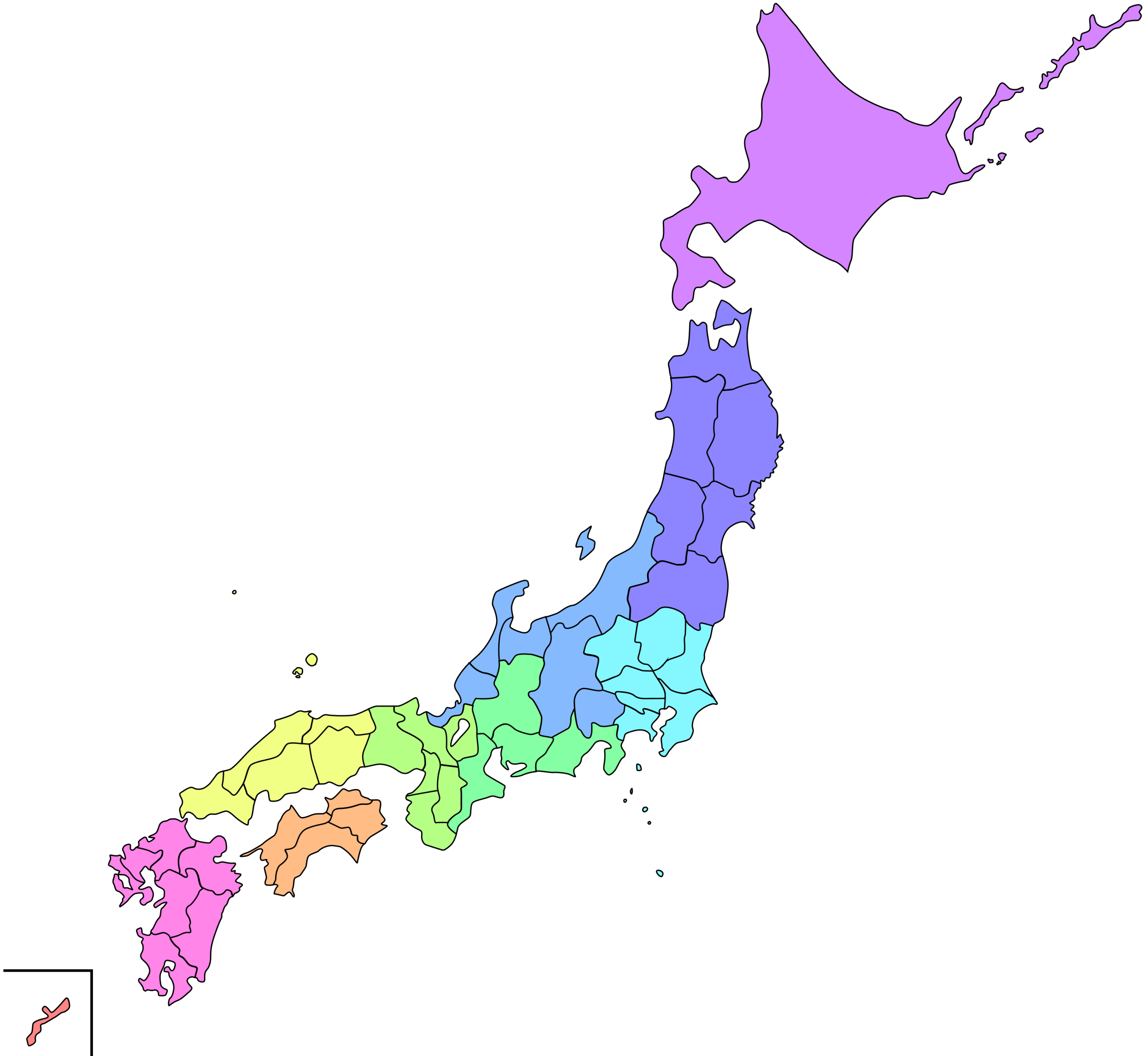 日本地図